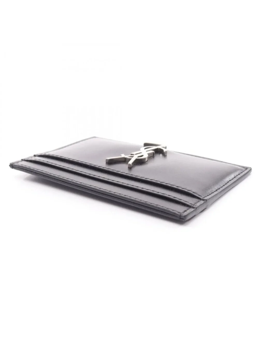 Saint Laurent Paris Card Case Cassandra Leather